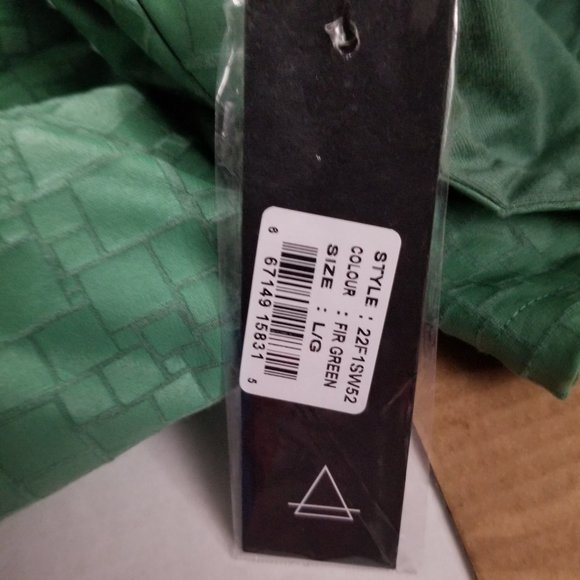 Eleven Paris Coated Hoodie - Fir Green - Picture 8 of 9